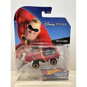 Disney Pixar Hot Wheels Mr Incredible Character Car The Incredibles